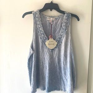 Knox Rose cropped tank top. NWT